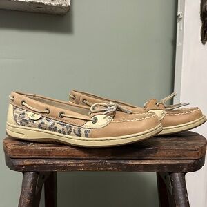 Sperry Top-Sider Angelfish Leopard and Sequin Boat Shoes